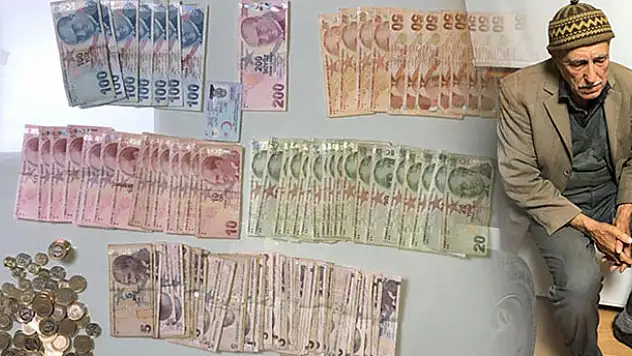 Dilencinin cebinden çıkan para şaşkına çevirdi