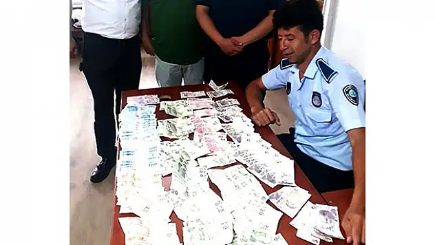 Dilencinin üzerinden 6 bin 845 lira çıktı