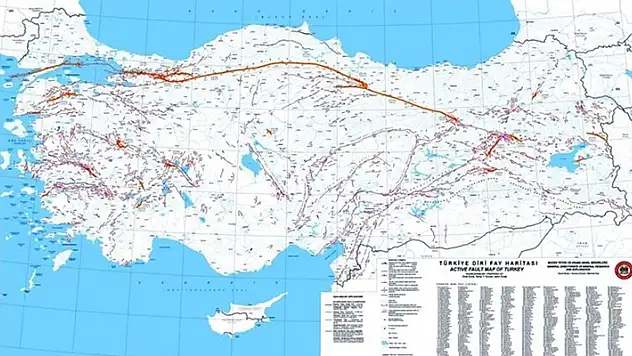Diri fay hattı haritası güncellendi! İşte en tehlikeli fayların geçtiği iller listesi... Konya'da son durum
