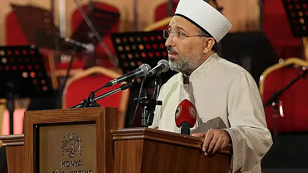 Diyanet İşleri Başkanı Arpaguş, Şeb-İ Arus Töreni'nde konuştu