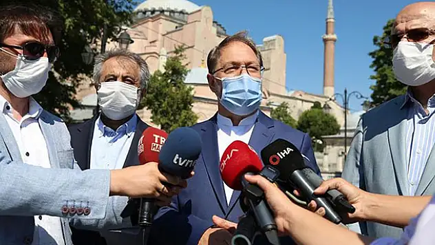 Diyanet İşleri Başkanı Erbaş: 3 imam ve 5 müezzin arkadaşımızı inşallah Ayasofya Camisi'ne atıyoruz