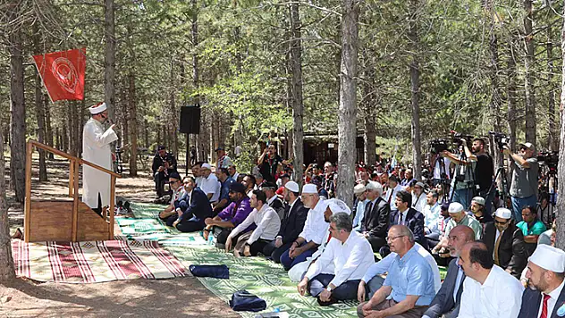 Diyanet İşleri Başkanı Erbaş, Konya'da hutbe irat etti