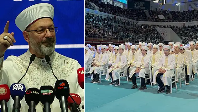 Diyanet İşleri Başkanı Erbaş, Konya'da Hafızlık İcazet Merasimi'ne katıldı