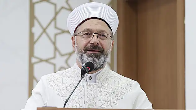 Diyanet İşleri Başkanı Erbaş: Kurban, ilahi rahmete nail olma çabasının en somut tezahürüdür
