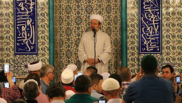 Diyanet İşleri Başkanı Görmez Konya'da vaaz verdi