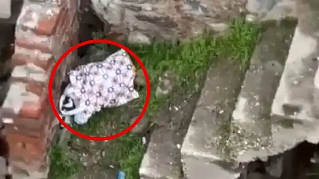 Diyarbakır'da 2 günlük bebeğini metruk binaya bırakan anne tutuklandı