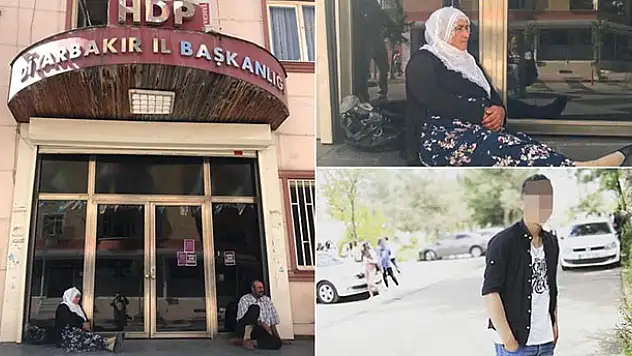 Diyarbakır'da bir anneden daha HDP önünde oturma eylemi