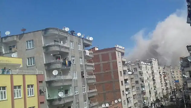 Diyarbakır'da şiddetli patlama sesi