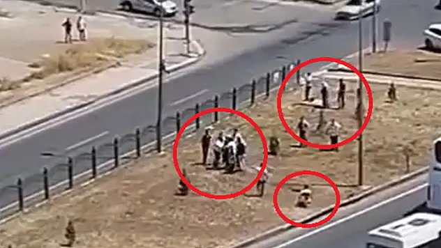 Diyarbakır'da 'yol verme' kavgası kamerada 7 yaralı
