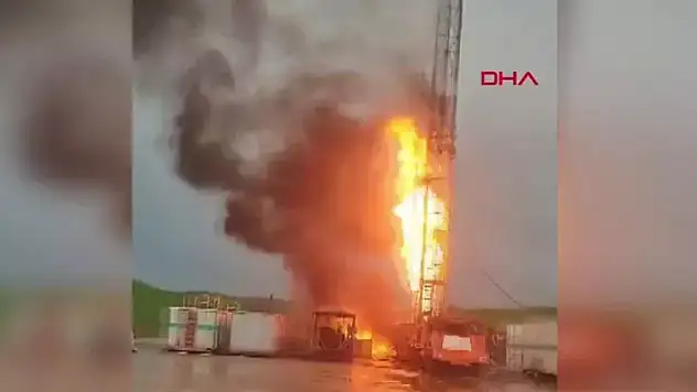 Diyarbakır'da çalışma yapılan petrol kuyusunda patlama: 1 ölü, 1 yaralı
