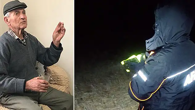 Domuzdan korkan yaşlı adam geceyi orada geçirdi