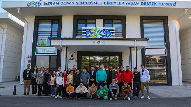 DOSD Meram, down sendromlu özel milli judocuları ağırladı 