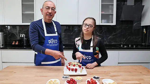 DOSD Meram'dan down sendromlu gençlere mesleki eğitim