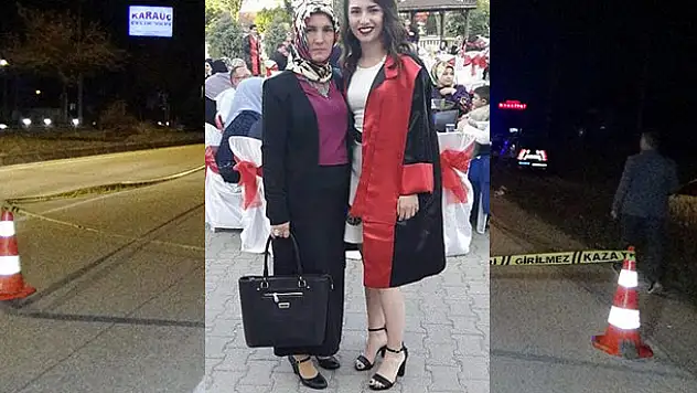 Düğüne giden anne ve kızın feci ölümü