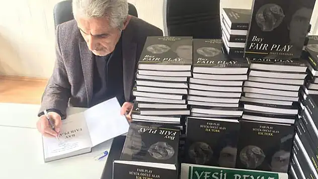 Dünya Fair Play Ödülü alan ilk Türk'ün kitabı çıktı