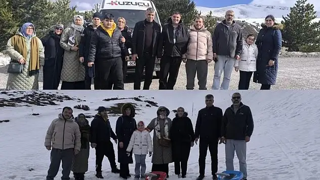 Dünya Görmeyenler Derneği Aladağ'ı gezdi