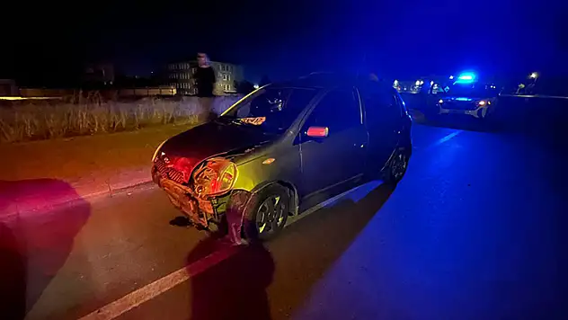 Dutlukır mevkinde maddi hasarlı kaza