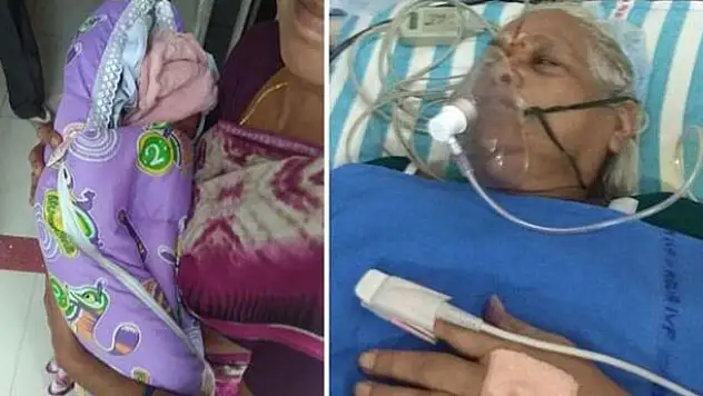 Duyanlar inanamıyor! Hindistanlı kadın 73 yaşında ikiz doğurdu