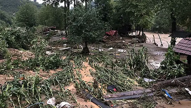 Düzce'de heyelan nedeniyle evlerinde mahsur kalan 21 kişi kurtarıldı