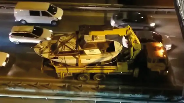 E-5 Karayolu'nda ilginç olay