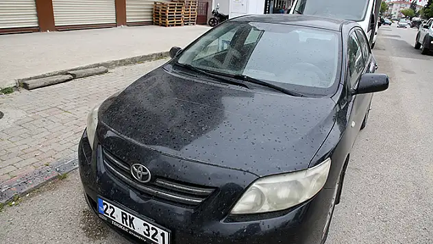 Edirne'de toz taşınımı hava kalitesi düştü, araçlar çamurla kaplandı

