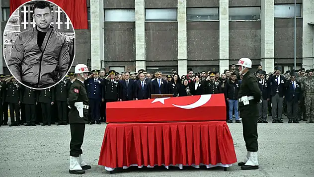 Edirne'deki kazada şehit olan uzman çavuş, törenle memleketine uğurlandı

