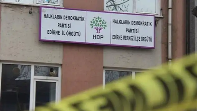 Edirne HDP İl Başkanlığına kurşun yağdırdılar