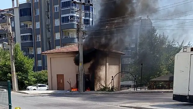 Edirne'de trafo binasında yangın paniği