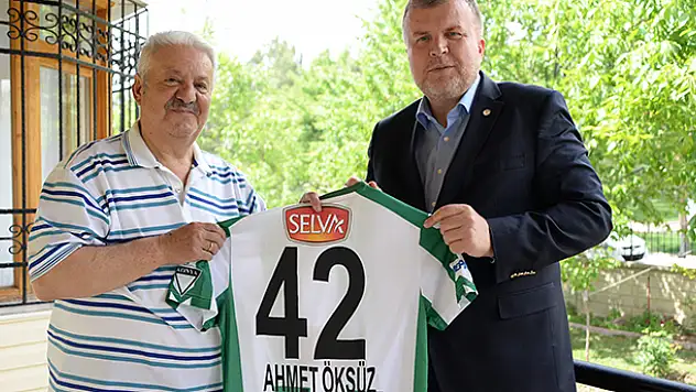 Efsane başkana ziyaret