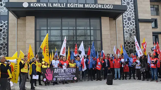 Eğitim-İş Konya: 'Eğitimde şiddet yasal bir sorun haline geldi'