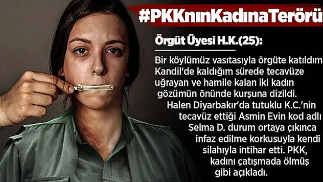 EGM, terör örgütü PKK'nın kadın istismarına dikkat çekti