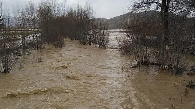 Ekili alanlar taşkın sular altında kaldı