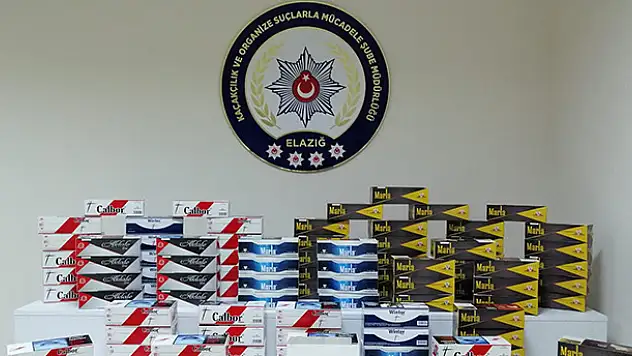 Elazığ'da 20 bin bandrolsüz makoran ele geçirildi