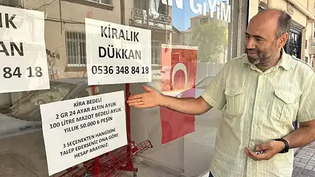 Elazığ'da şaşkına çeviren iş yeri ilanı: Kiracılarına 3 seçenek sundu
