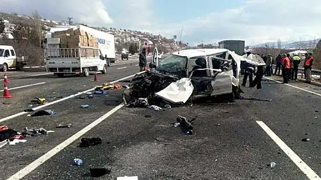Elazığ'da trafik kazası: 1 ölü