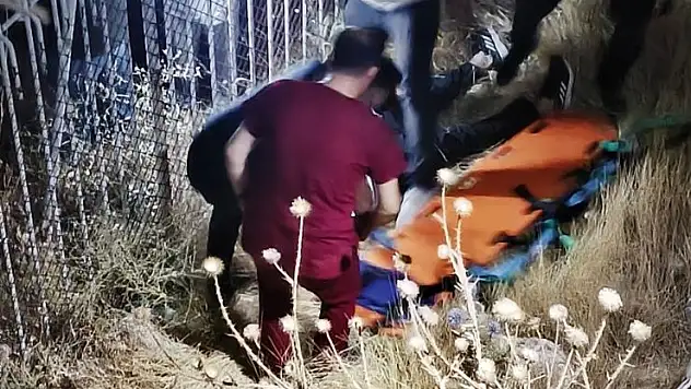 Elazığ'da istinat duvarından düşen kişi ağır yaralandı