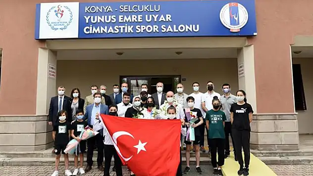 Elif Ceren Çolak, memleketi Konya'da sevinçle karşılandı