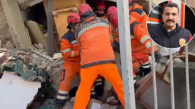 Elini tutup 'abi beni bırakma' dedi, Konya itfaiyesi Muhammet'i 20 saatte kurtardı
