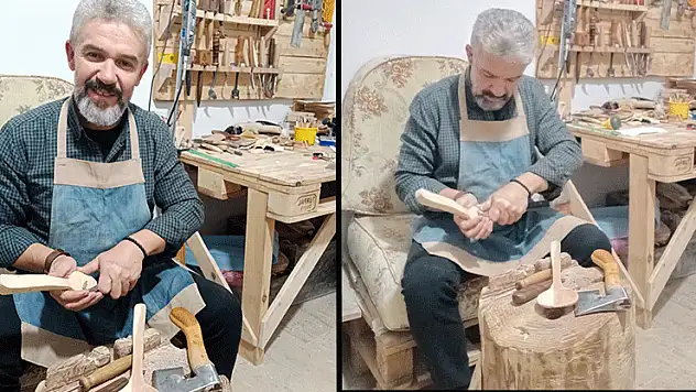 Emeklilikte hobisi ile üretime katkı sağlıyor