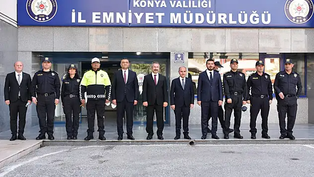 Emniyet Genel Müdürü Mehmet Aktaş, Konya'da ziyaretlerde bulundu
