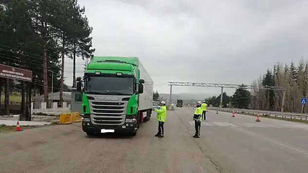 Emniyetten ağır taşıtlara denetim