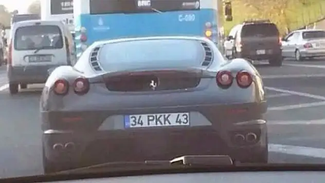 Emniyetten 'PKK Plakalı Ferrari' açıklaması