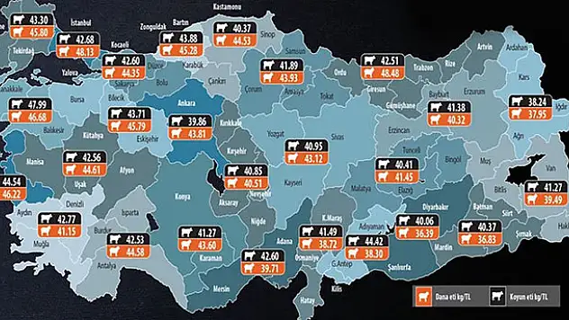 En pahalı et hangi ilde? İşte il il et fiyatları