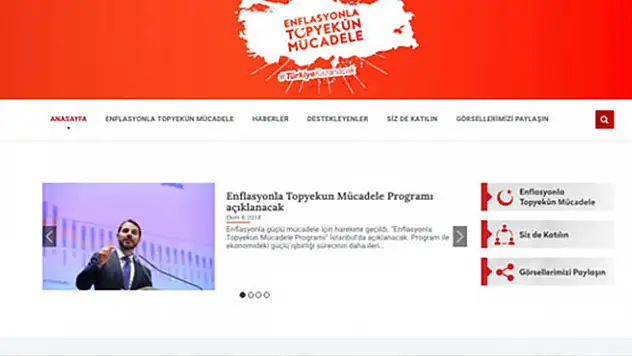 Enflasyonla mücadeleye internet üzerinden takip! Yayına başladı