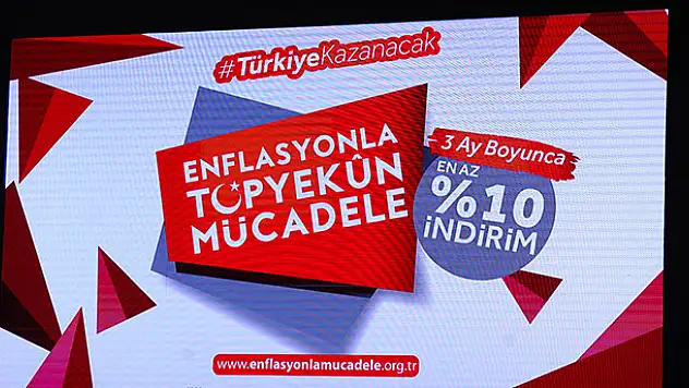 Enflasyonla topyekün mücadeleye destek veren firma sayısı 200'ü aştı