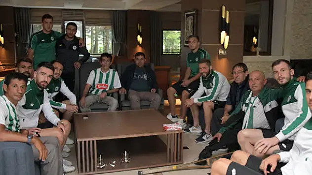 Engelli taraftarlardan Konyaspor'a ziyaret