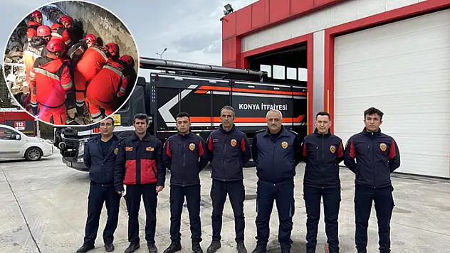 Enkaz altından 168 kişiyi kurtardılar! Konya itfaiye ekiplerinin bir kısmı geri döndü
