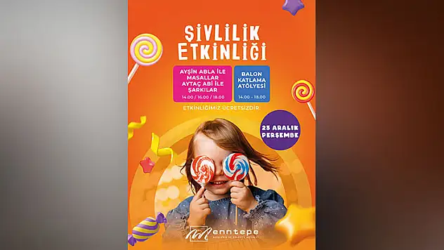 Enntepe AVM'den 24-25 Aralık'ta Fener Alayı ve Şivlilik etkinliği