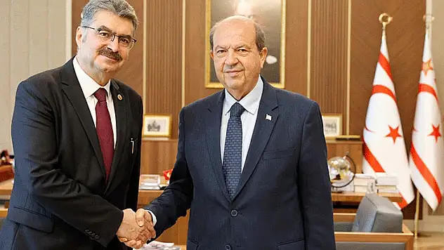Erdem, Cumhurbaşkanı Tatar ile buluştu