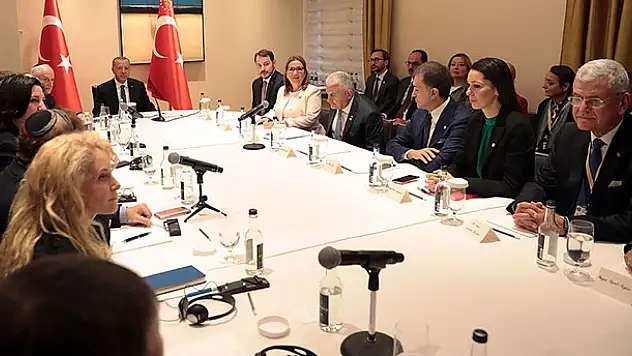 Erdoğan ABD'de Yahudi kuruluş temsilcileriyle buluştu